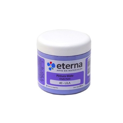 ETERNA- PINTURA MATE CHALK / TIZA X 200 ML 40 LILA 