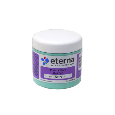 ETERNA- PINTURA MATE CHALK / TIZA X 200 ML 61 MENTA 