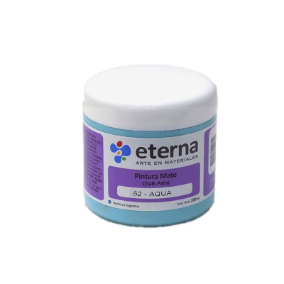 ETERNA- PINTURA MATE CHALK / TIZA X 200 ML 62 AQUA 