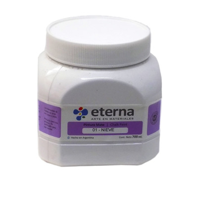 ETERNA- PINTURA MATE CHALK / TIZA X 700 ML 01 NIEVE 