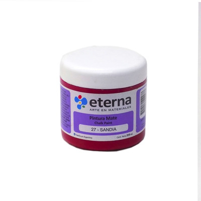 ETERNA- PINTURA MATE CHALK / TIZA X 200 ML 27 SANDIA 