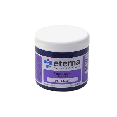 ETERNA- PINTURA MATE CHALK / TIZA X 200 ML 56 INDIGO 