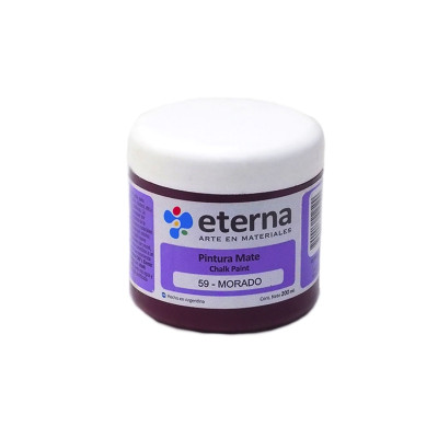 ETERNA- PINTURA MATE CHALK / TIZA X 200 ML 59 MORADO 