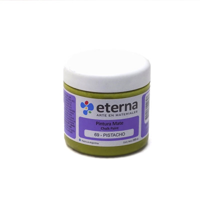 ETERNA- PINTURA MATE CHALK / TIZA X 200 ML 69 PISTACHO 