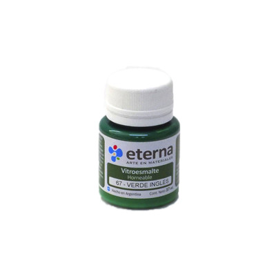 ETERNA- VITROESMALTE HORNEABLE X 37 ML 67 VERDE INGLES ETERNA- VITROESMALTE HORNEABLE X 37 ML 67 VERDE INGLES