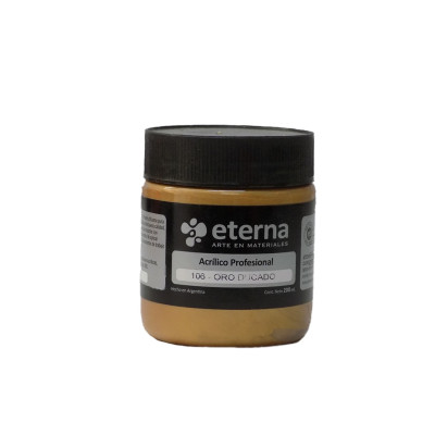 ETERNA- ACRILICO PROF X 200 ML GRUPO 3 106 ORO DUCADO METALIZADO ETERNA- ACRILICO PROF X 200 ML GRUPO 3 106 ORO DUCADO METALIZADO
