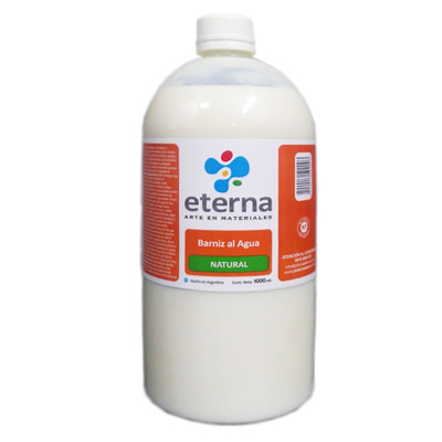 ETERNA- BARNIZ AL AGUA X 1000 ML NATURAL 