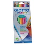 GIOTTO-DIDO- LAPIZ GIOTTO STILNOVO ACUARELAB. 12 COLORES 