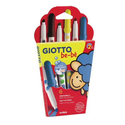 GIOTTO-DIDO- MARCADOR GIOTTO BEBE X 6 COLORES 0500 GIOTTO-DIDO- MARCADOR GIOTTO BEBE X 6 COLORES 0500