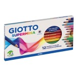 GIOTTO-DIDO- LAPIZ GIOTTO SUPERMINA MINA DE 3.8 MM ESTUCHE X 12 COLORE