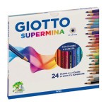 GIOTTO-DIDO- LAPIZ GIOTTO SUPERMINA MINA DE 3.8 MM ESTUCHE X 24 COLORE