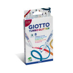 GIOTTO-DIDO- MARCADOR GIOTTO TURBO  GLITTER  X 8 COLORES 8 UND 