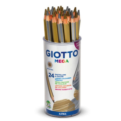 GIOTTO-DIDO- LAPIZ GIOTTO MEGA PLATA-ORO POTE X 24 UNIDADES GIOTTO-DIDO- LAPIZ GIOTTO MEGA PLATA-ORO POTE X 24 UNIDADES