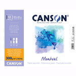 CANSON- BLOCK MONTVAL 32 X 41 300 G X 12 HJ   ESPIRAL