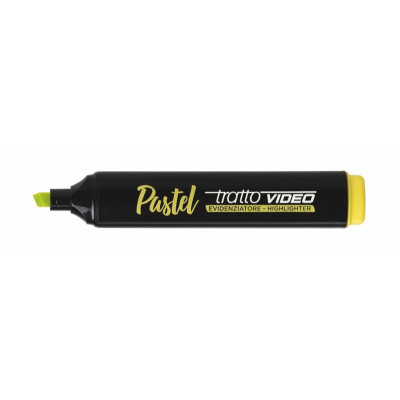 PAX- RESALTADOR TRATTO VIDEO PLANO PASTEL AMARILLO LIMON  