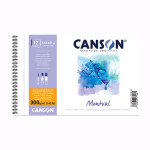 CANSON- BLOCK MONTVAL 13.5 X 21 300 G X 12 HJ   ESPIRAL