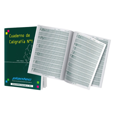 PLANTEC- CUADERNO DE CALIGRAFIA PLANTEC 9951 