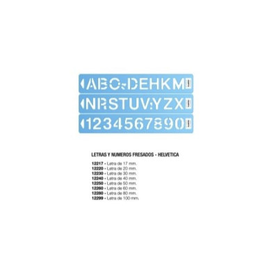 PLANTEC- LETRAS Y NUMEROS PLANTEC 2280 ALT.80MM / 3 PLANT. PLANTEC- LETRAS Y NUMEROS PLANTEC 2280 ALT.80MM / 3 PLANT.