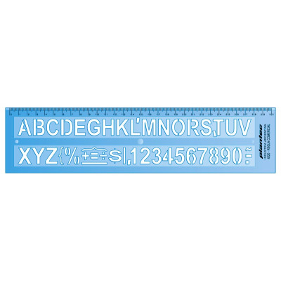 PLANTEC- REGLA PLANTEC 4220 ABECEDARIO ALT. 20MM (USO COMERCIAL) PLANTEC- REGLA PLANTEC 4220 ABECEDARIO ALT. 20MM (USO COMERCIAL)