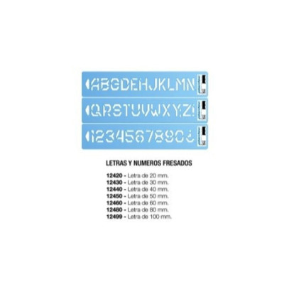 PLANTEC- LETRAS Y NUMEROS PLANTEC FRESADOS TECNICO (2480 )ALT 80 MM PLANTEC- LETRAS Y NUMEROS PLANTEC FRESADOS TECNICO (2480 )ALT 80 MM