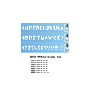 PLANTEC- LETRAS Y NUMEROS PLANTEC FRESADOS DECORATIVO (2720 )ALT 20 MM PLANTEC- LETRAS Y NUMEROS PLANTEC FRESADOS DECORATIVO (2720 )ALT 20 MM