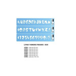 PLANTEC- LETRAS Y NUMEROS PLANTEC FRESADOS DECORATIVO (2750 )ALT 50 MM