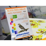 PLANTEC- BLOCK PLANTEC P/ DIBUJO ENCOLADO A5 X 20 HJS 350 GR TEXTURADO