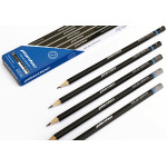 PLANTEC- LAPIZ GRADUACION HEXA TILO SUAVE NEGRO MATE 3B X12