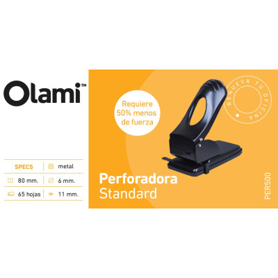 OLAMI ESC/COM- PERFORADORA PARA 65 HOJAS (UNIDAD)