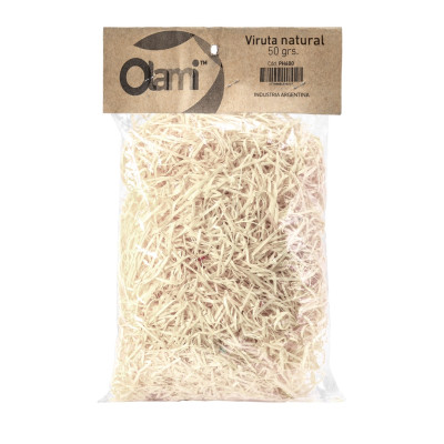OLAMI ARTISTICO- VIRUTA DE MADERA ART. x 50GRMS. NATURAL OLAMI ARTISTICO- VIRUTA DE MADERA ART. x 50GRMS. NATURAL