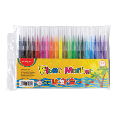 OLAMI ESC/COM- MARCADORES LARGOS COLORES SURTIDOS x20