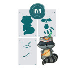 HYN- STENCIL ARTISTICO SERIE COMBINABLES 20 X 30-3 PIEZAS COMB20*30001