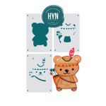 HYN- STENCIL ARTISTICO SERIE COMBINABLES 20 X 30-3 PIEZAS COMB20*30002