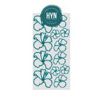 HYN- STENCIL DECORATIVOS ARTISTICOS SERIE REPOSTERIA STREP HIBISCUS