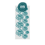 HYN- STENCIL DECORATIVOS ARTISTICOS SERIE REPOSTERIA STREP ROSAS