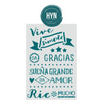 HYN- STENCIL DECORATIVOS ARTISTICOS SERIE DECO HOGAR STPF G 002