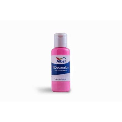 ALBA- ACRILICO X 60 ML. BASICOS 497 ROSA CHICLE ALBA- ACRILICO X 60 ML. BASICOS 497 ROSA CHICLE