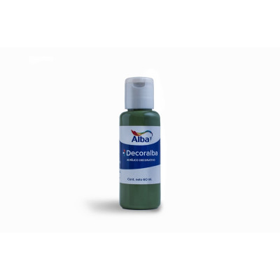 ALBA- ACRILICO X 60 ML. BASICOS 455 VERDE PRADERA   