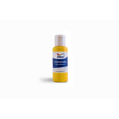 ALBA- ACRILICO X 60 ML. BASICOS 460 AMARILLO OTONAL  