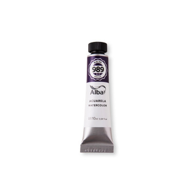 ALBA- ACUARELA PROFESIONAL x10ML. G3 MALVA 989 ALBA- ACUARELA PROFESIONAL x10ML. G3 MALVA 989