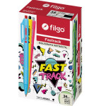 FILGO- BOLIGRAFO FASTRACK RETRACTRIL 1.0 AZUL (x36 Unid.)