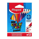 MAPED- LAPICES DE COLORES PEPS STRONG  x12 CORTOS SURTIDO