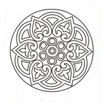 TURK- BASTIDOR PRE-DIBUJADO 40 X 40 MANDALA ARABEBEZCA ( COD 24 ) TURK- BASTIDOR PRE-DIBUJADO 40 X 40 MANDALA ARABEBEZCA ( COD 24 )