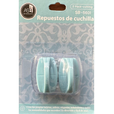 ASB- REPUESTO GUILLOTINA MULTIUSO x 2 CORTANTES 5601