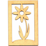 LASER DIX- DECO Y ARTESANIAS COD. 0329 10 FLOR CON MARCO