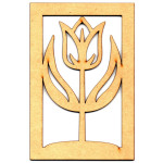 LASER DIX- DECO Y ARTESANIAS COD. 0331 20 FLOR CON MARCO