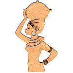 LASER DIX- DECO Y ARTESANIAS COD. 0007 60 AFRICANA