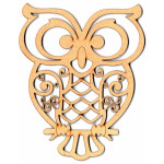 LASER DIX- DECO Y ARTESANIAS COD. 0074  6 BUHOS Y LECHUZAS