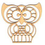 LASER DIX- DECO Y ARTESANIAS COD. 0368 30 BUHOS Y LECHUZAS