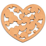 LASER DIX- DECO Y ARTESANIAS COD. 0099 10 CORAZONES